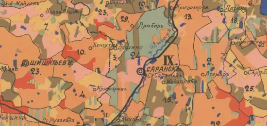 Схематическая карта категорий владений Пензенской губернии 1913 года - screenshot_3273.webp