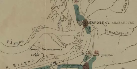 Геологическая карта правого побережья реки Уссури между г. Красноярском и г. Хабаровском 1899 год - screenshot_3342.webp