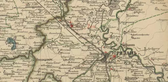 Карта Рязанской губернии 1875 года - screenshot_3348.webp