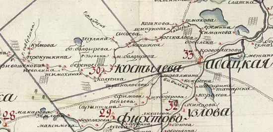Карта Ишимского уезда Тобольской губернии 1784 года - screenshot_3391.webp