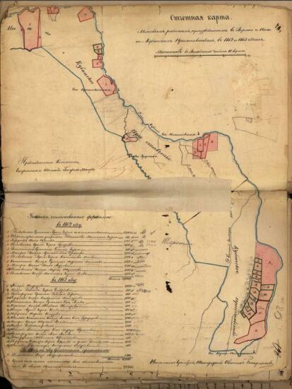 Отчетная карта межевым работам, производимых в Верхне и Нижне-Кубанских Пространствах в 1862-1863 гг. - screenshot_4129.jpg