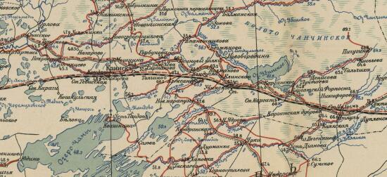Карта Барабы с обозначением ходовых линий общей нивелировки 1904 года - screenshot_5170.jpg