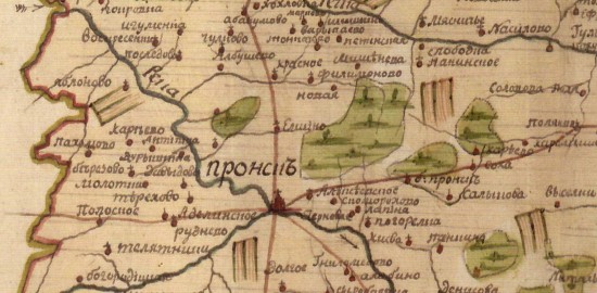 Карта Пронского уезда Рязанского наместничества 1794 года - screenshot_5912.jpg