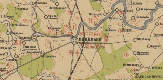 Схематическая экономическая карта Подольского района Московской области 1932 года - screenshot_6286.jpg