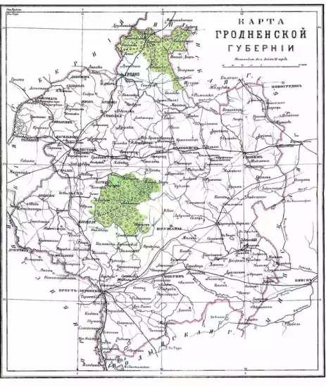 Карта Гродненской Губернии 1907 -  Гродненской Губернии 1907 (Копировать) (2).webp