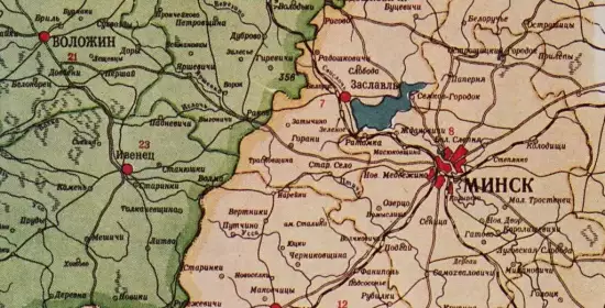 Административная карта Белорусской ССР 1956 года -  карта Белорусской ССР 1956 года (2).webp
