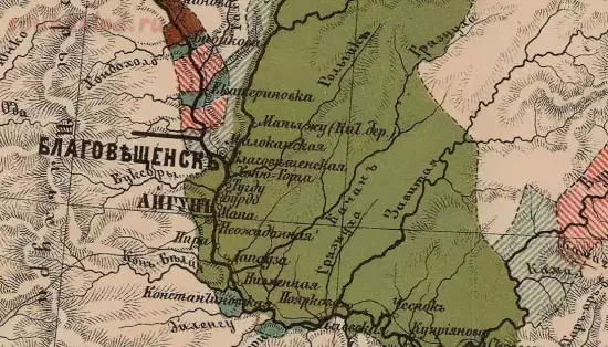 Карта Амурского края, Южной части Приморской области и острова Сахалина 1876 года - screenshot_5144.webp