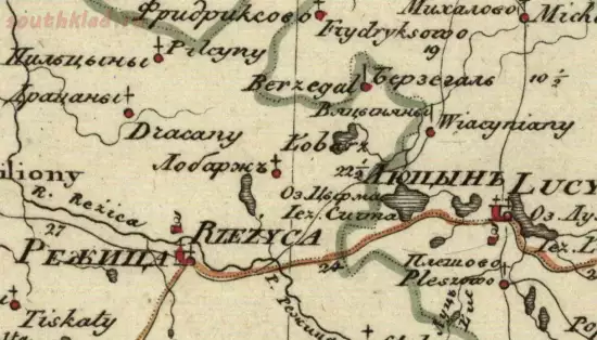 Генеральная карта Витебской губернии 1829 года - screenshot_5280.webp