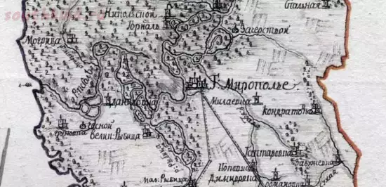 Карта Миропольского уезда из описания 1788 года - screenshot_259.webp