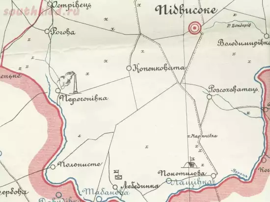 Административная карта Уманской округи 1925 года - uman-obr.webp