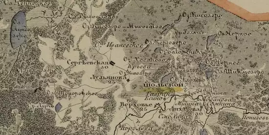 Карта Белозерского уезда Новгородской губернии 1853 года - screenshot_1534.webp