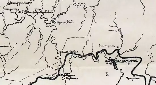 Географическая карта Златоустовского уезда Уфимской губернии 1905 года - screenshot_914.webp