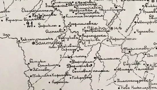 Географическая карта Белебеевского уезда Уфимской губернии - screenshot_916.webp