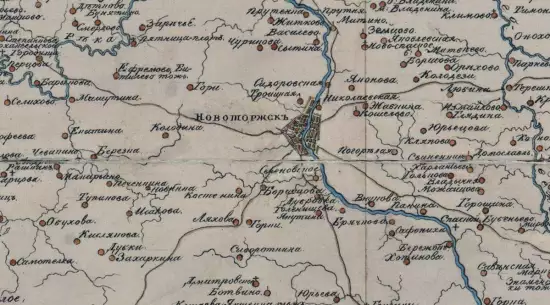 Карта Тверской губернии 1825 года - screenshot_2214.webp