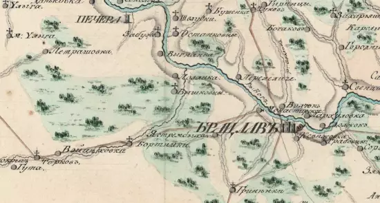 Карта Брацлавского повета уезда 1802, 1809 и 1815 гг. - screenshot_2595.webp