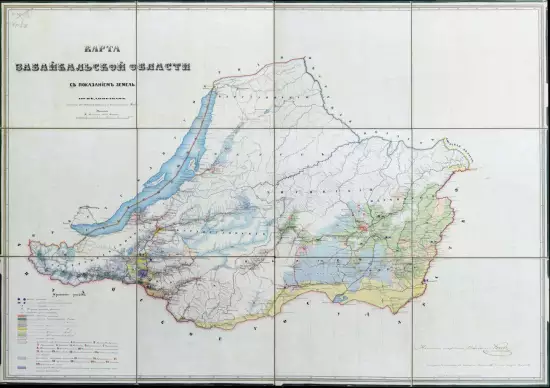 Карта Забайкальской области с показанием земель по ведомствам 1865 года - screenshot_2802.webp