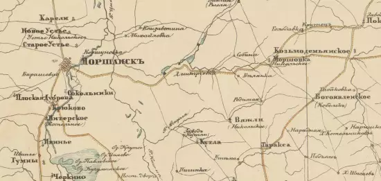 Карта Тамбовской губернии 1862 год - screenshot_3284.webp