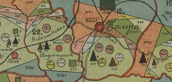 Картограмма сельско-хозяйственного районирования Калужской губернии 1923 года - screenshot_3302.webp