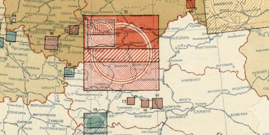 Карта Европейской части СССР 1933 года. Бумажная промышленность - screenshot_3951.jpg