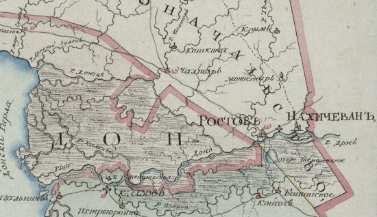 Генеральная карта Таганрогского Градоначальства и Ростовского уезда 1816 года - screenshot_4580.jpg
