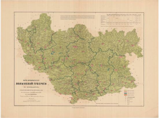 Карта народонаселения Волынской губернии 1864 года - screenshot_5869.jpg