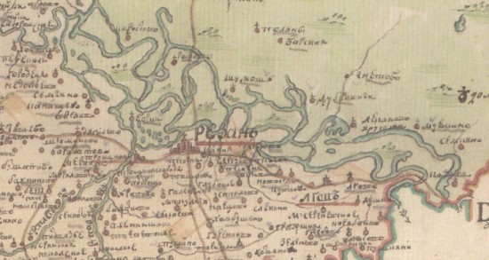 Карта Рязанского уезда Рязанского наместничества 1794 года - screenshot_5897.jpg