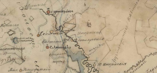 Карта Тобольской губернии Тарского округа Екатерининского лесничества 1877 года - screenshot_5938.jpg