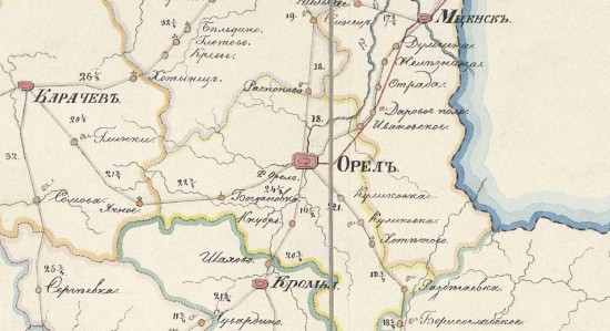 Почтовая карта Орловской губернии XIX века - screenshot_6316.jpg