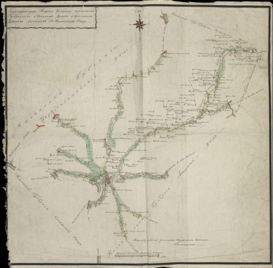 Геометрическая почтовая карта Казанского уезда XIX века - screenshot_6323.jpg