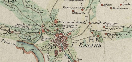 Геометрическая почтовая карта Казанского уезда XIX века - screenshot_6324.jpg