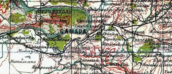 Карта Самарской губернии XIX -  губерния_XIX (Копировать).webp
