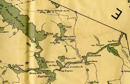 Карта Ухтинского уезда Карельской республики 1925 года -  Ухтинского уезда Карельской республики 1925 года (2).webp