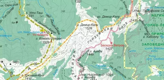Подробная туристическая карта Горного Крыма с привязкой Ozi - screenshot_4051.webp
