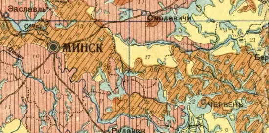 Карта почв Белорусской ССР 1948 года - screenshot_4758.webp