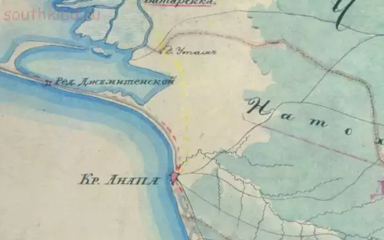 Объяснительная карта к предположениям о действиях на правом фланге Кавказской линии в будущем 1837 году - screenshot_4812.webp