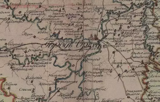 Генеральная карта Орловской губернии 1801 года - screenshot_5061.webp