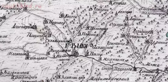 Карта Валковского уезда из описания 1788 года - screenshot_254.webp