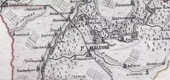 Карта Лебединского уезда из описания 1788 года - screenshot_258.webp