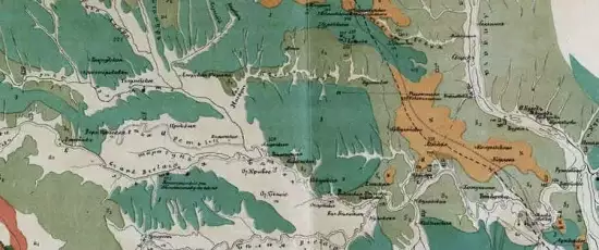 Геологическая карта частей Балаганского и Иркутского округов 1895 года - screenshot_316.webp