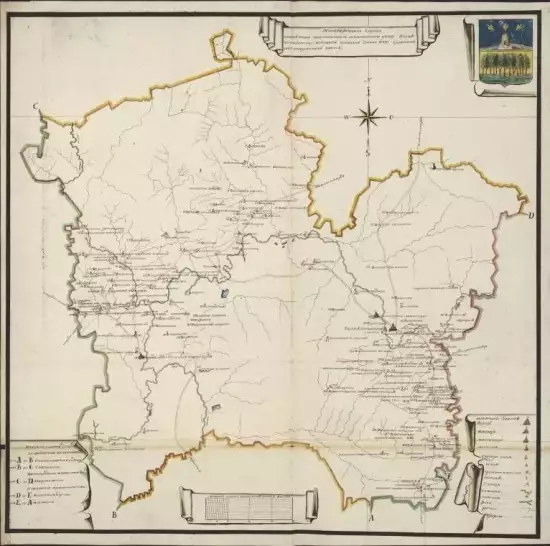 Топографическая карта Тамбовского наместничества Темниковскогоского уезда 1787 года - screenshot_672.webp