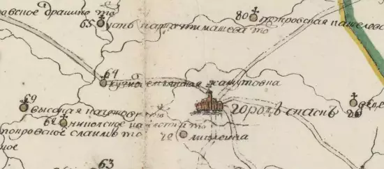 Топографическая карта Тамбовского наместничества Спасского уезда 1787 года - screenshot_677.webp