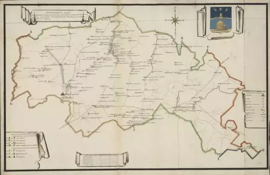 Топографическая карта Тамбовского наместничества Усманского уезда 1787 года - screenshot_688.webp