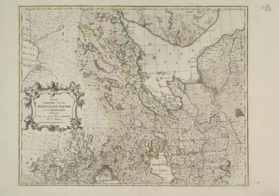 Карта северной части Новгородской губернии с ея провинциями и уездами 1772 года - screenshot_811.webp