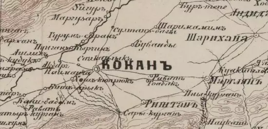 Карта Коканского ханства и верховьев Аму-Дарьи 1872 года - screenshot_960.webp