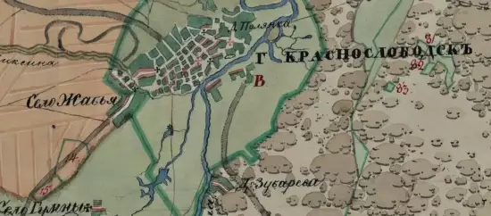 Генеральный план Краснослободского уезда Нижегородской губернии 1800 года - screenshot_1510.webp