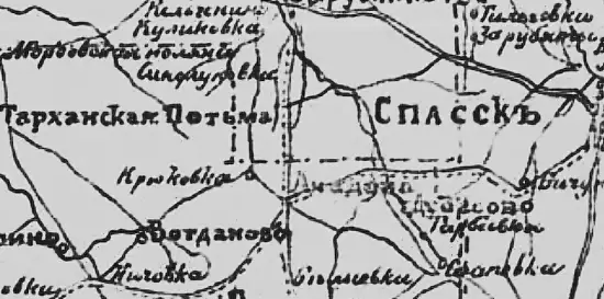 Карта Спасского уезда Тамбовской губернии 1913 года - screenshot_685.webp