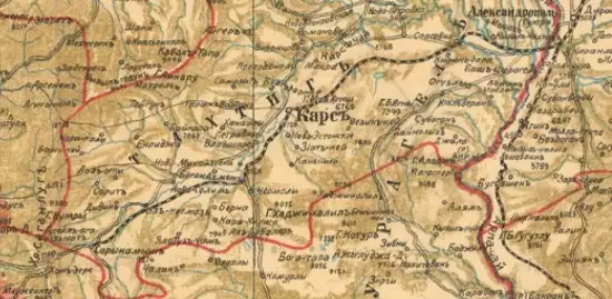 Карта Армении, Закавказья и Северного Азербайджана 1914-1915 гг. - screenshot_693.webp