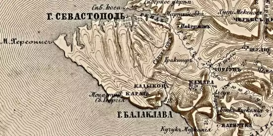 Карта полуострова Крыма 1863 года - screenshot_700.webp
