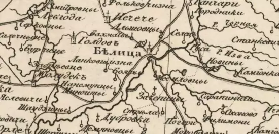 Карта Царства Польского, служащая к продолжению Подробной карты России 1816 года - screenshot_737.webp