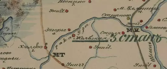 Карта Порховского уезда Псковской губернии 1838 года - screenshot_764.webp
